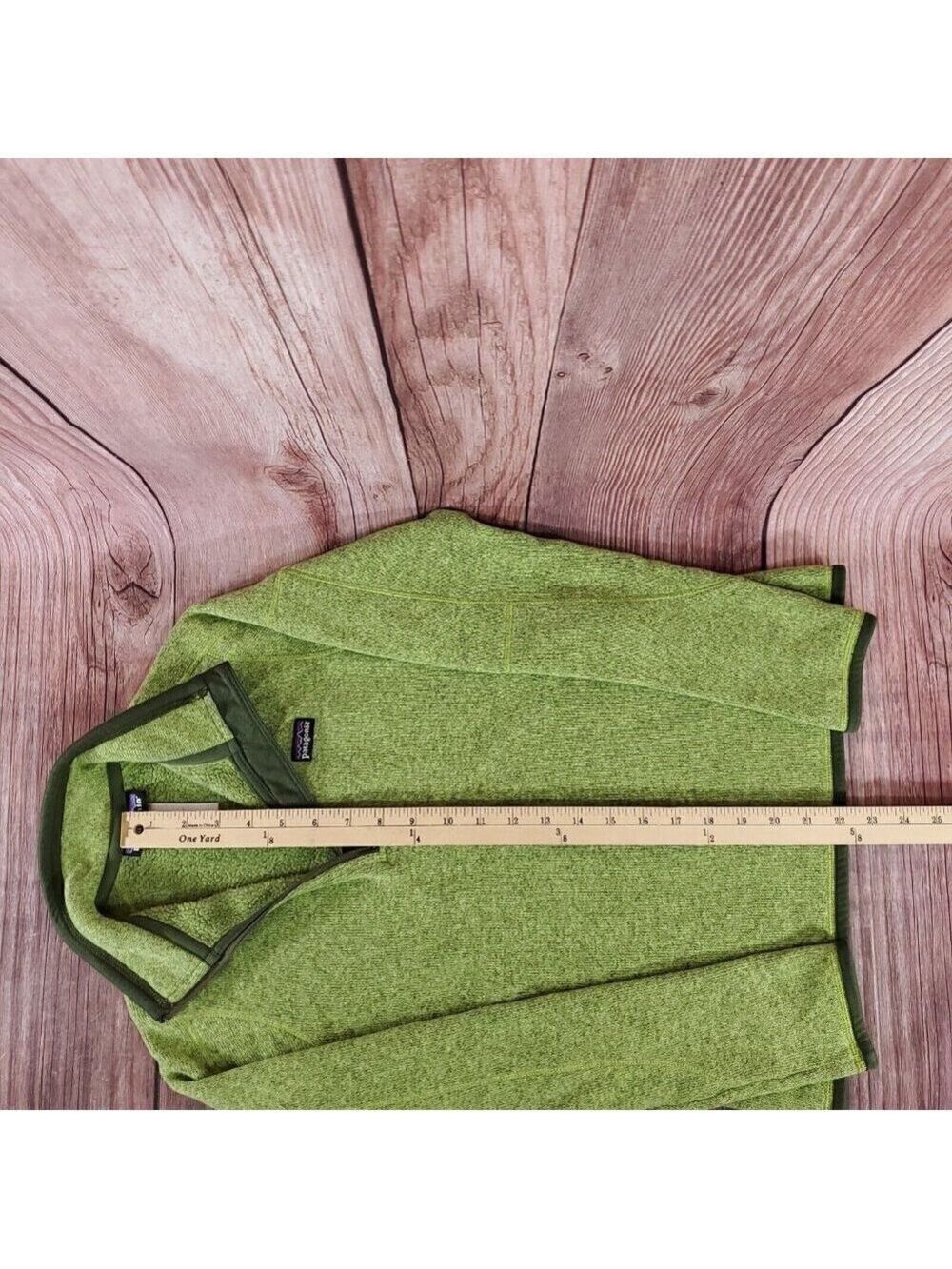 Patagonia Womens Size XS Better Sweater 1/4 Zip Pullover Green 25616 - Picture 14 of 14